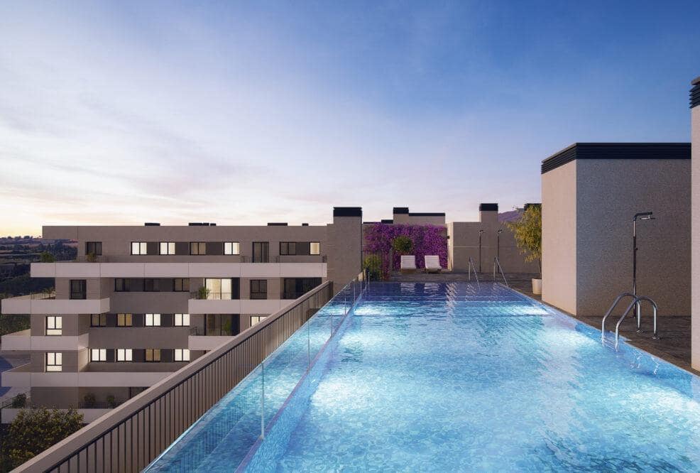 3 slaapkamer Appartement te koop in Malaga stad met zwembad garage - € 391.000 (Ref: 10013360)