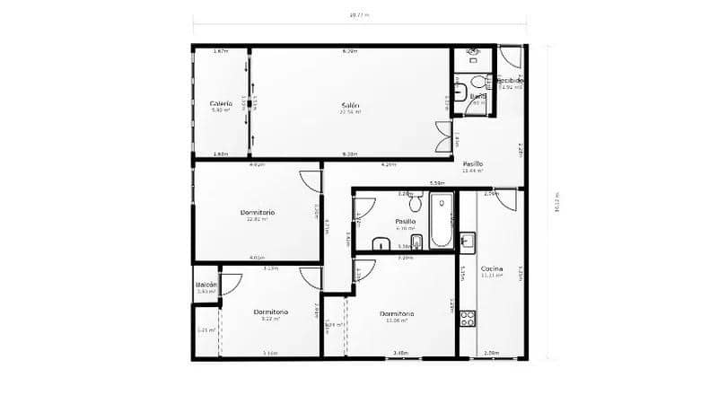 3 slaapkamer Flat te koop in El Ejido - € 71.300 (Ref: 9110219)