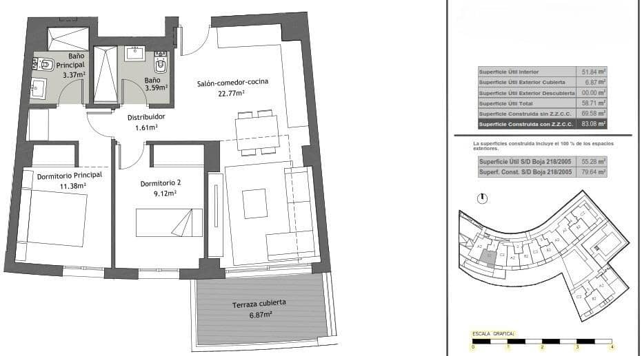 2 Zimmer Wohnung zu verkaufen in Velez-Malaga mit Pool - 234.950 € (Ref: 9362608)
