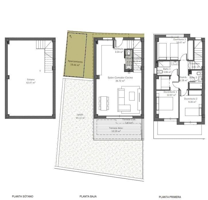 3 soverom Kjedet enebolig til salgs i El Limonar med svømmebasseng - € 399 950 (Ref: 9388096)