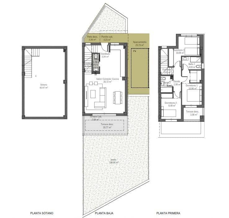 3 soverom Kjedet enebolig til salgs i El Limonar med svømmebasseng - € 449 950 (Ref: 9388097)