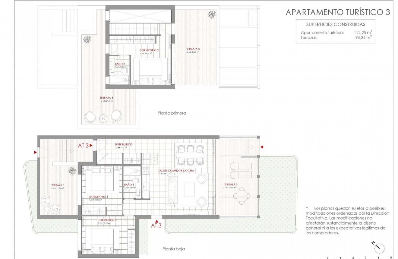 3 makuuhuone Huvila myytävänä paikassa La Manga Club mukana uima-altaan - 450 000 € (Ref: 10000245)
