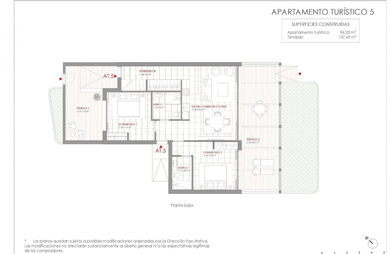2 Zimmer Villa zu verkaufen in La Manga Club mit Pool - 400.000 € (Ref: 10000246)