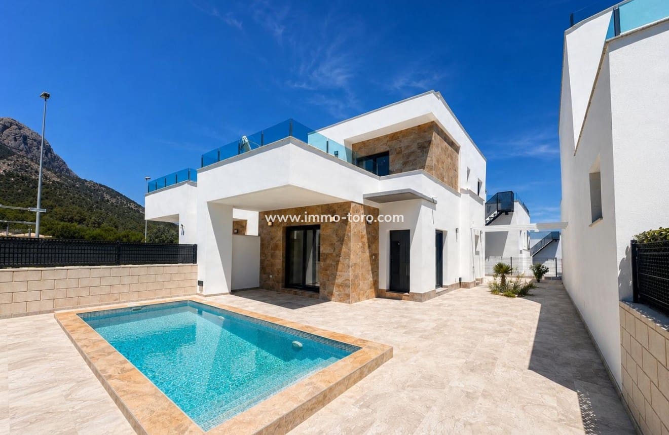 3 Zimmer Villa zu verkaufen in Polop mit Pool - 469.000 € (Ref: 10002395)