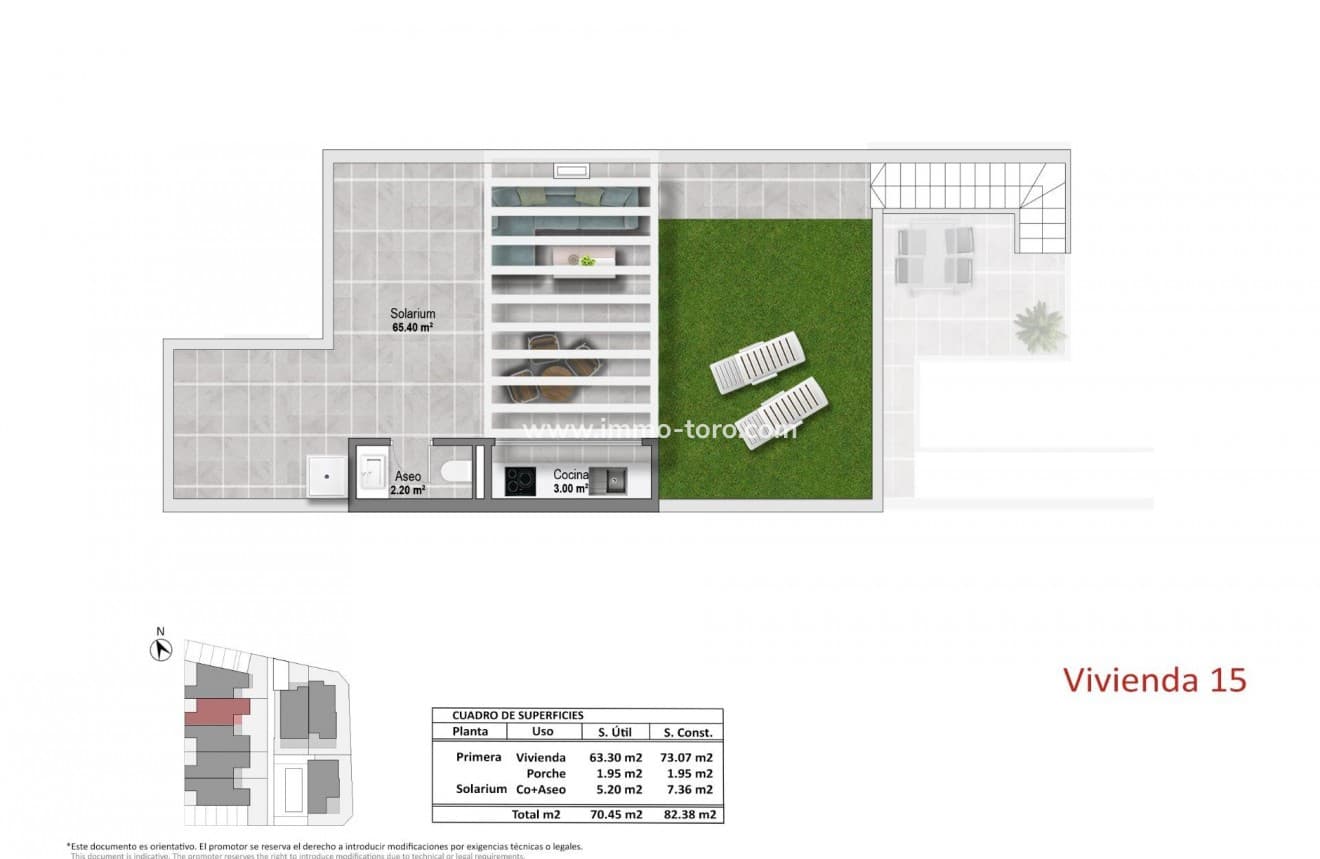 2 quarto Apartamento para venda em Pilar de la Horadada com piscina - 314 900 € (Ref: 10004761)