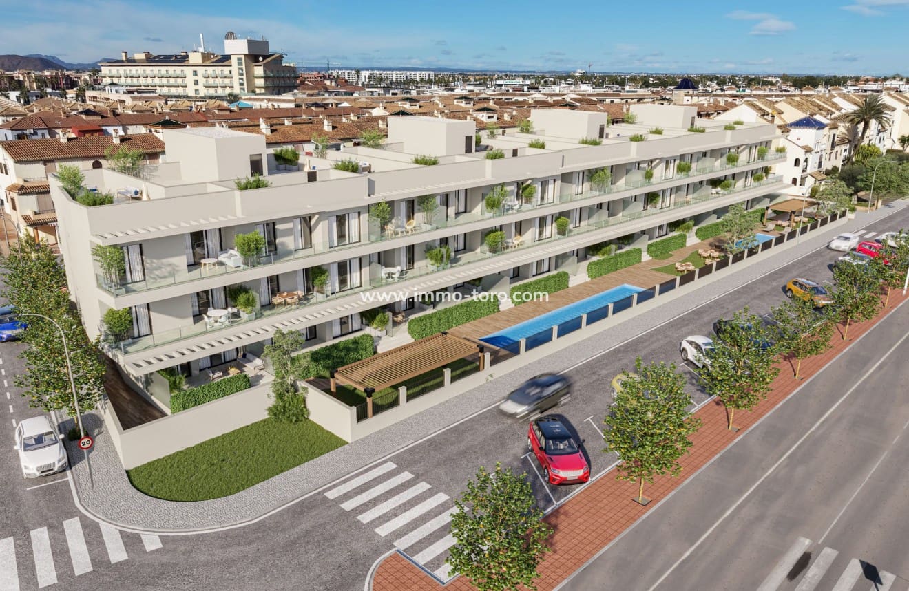 2 chambre Appartement à vendre à Los Alcazares avec piscine - 339 000 € (Ref: 10011950)