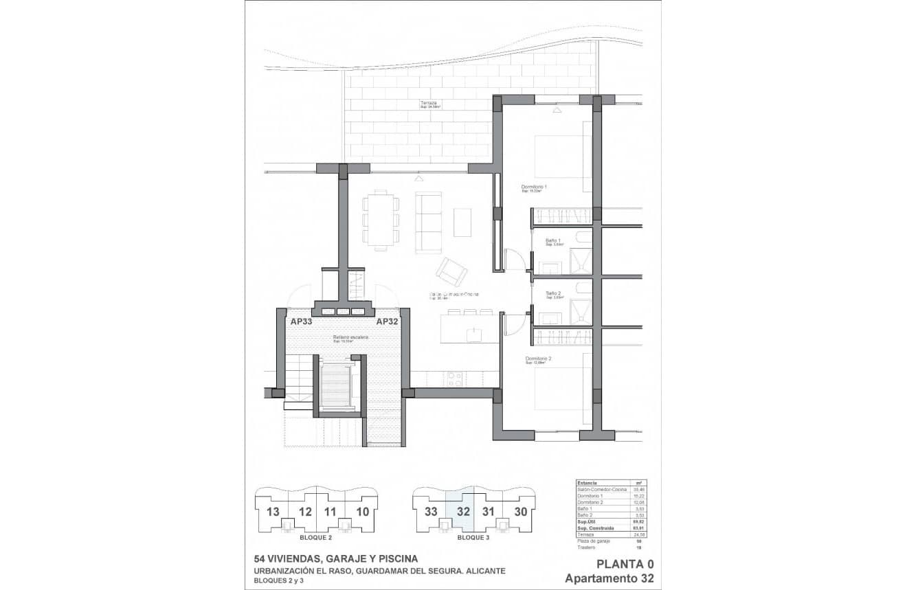 2 camera da letto Appartamento in vendita in El Raso con piscina - 308.900 € (Rif: 10019415)
