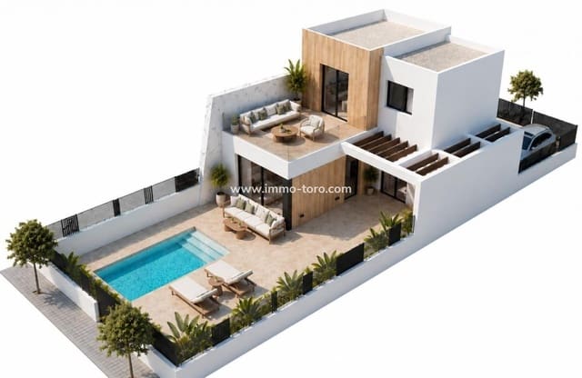 3 sovrum Hus till salu i Torre-Pacheco med pool - 459 900 € (Ref: 10019416)