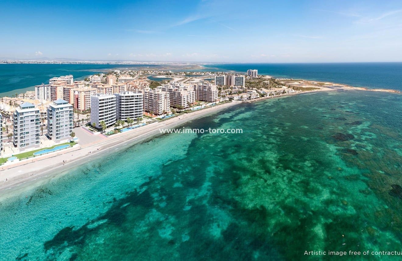 1 soveværelse Lejlighed til salg i La Manga del Mar Menor med swimmingpool - € 288.000 (Ref: 9939058)