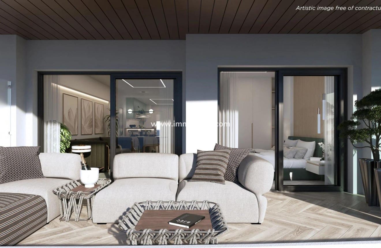 1 soveværelse Lejlighed til salg i La Manga del Mar Menor med swimmingpool - € 288.000 (Ref: 9939058)