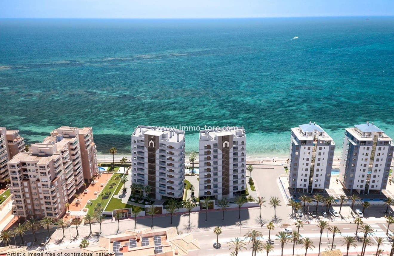 1 soveværelse Lejlighed til salg i La Manga del Mar Menor med swimmingpool - € 288.000 (Ref: 9939058)