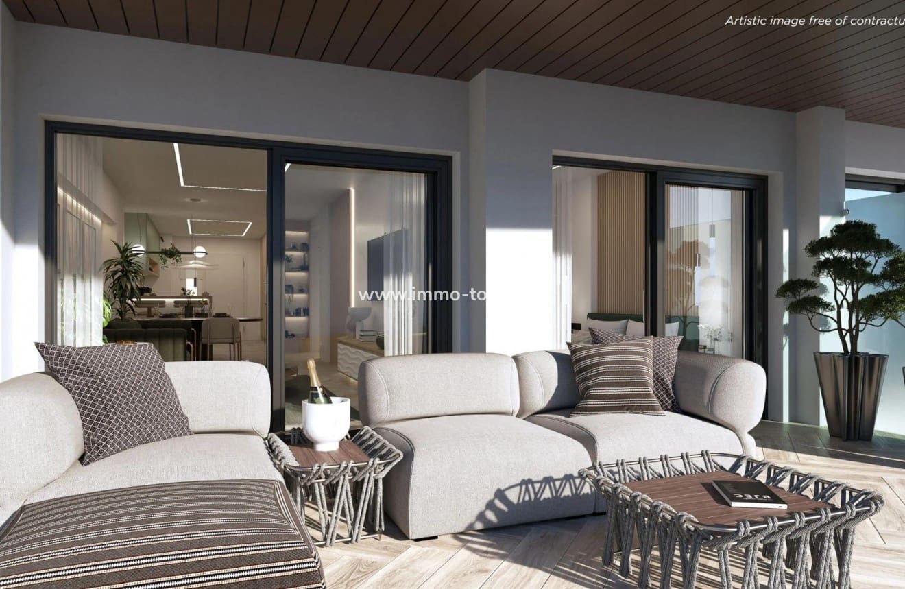 1 soveværelse Lejlighed til salg i La Manga del Mar Menor med swimmingpool - € 288.000 (Ref: 9939058)