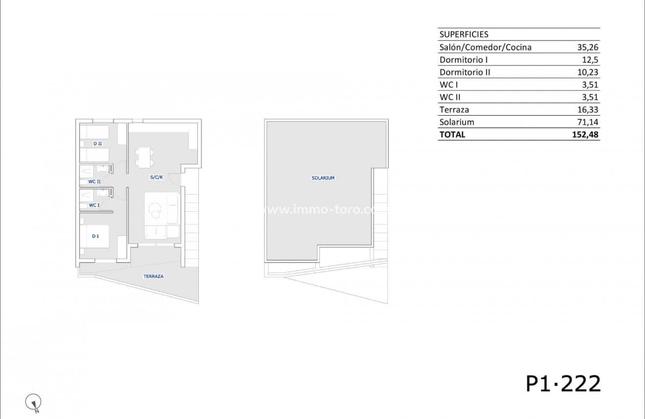 2 bedroom Apartment for sale in San Miguel de Salinas with pool - € 244,900 (Ref: 9939081)