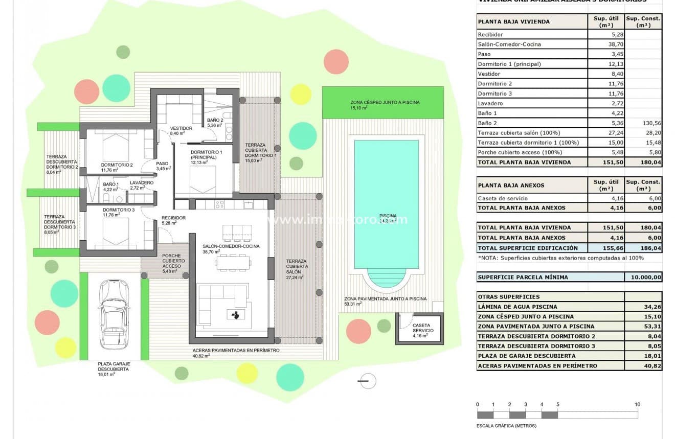 3 bedroom Villa for sale in Rodriguillo with pool - € 439,000 (Ref: 9939082)