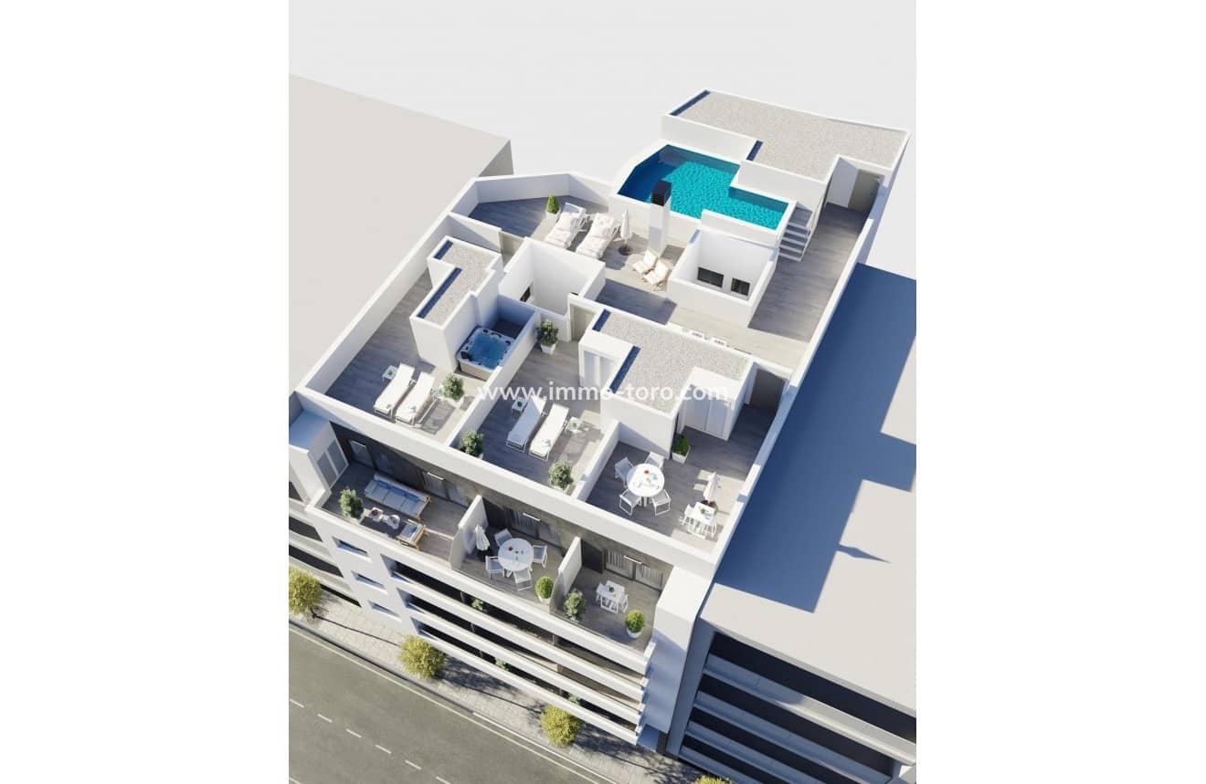 3 chambre Appartement à vendre à Torrevieja avec piscine - 329 000 € (Ref: 9958862)
