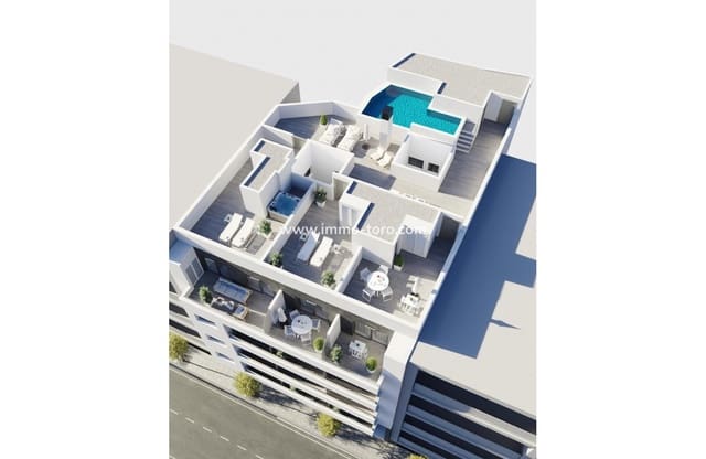 3 soverom Leilighet til salgs i Centro - Muelle Pesquero, Torrevieja med svømmebasseng - € 329 000 (Ref: 9958862)