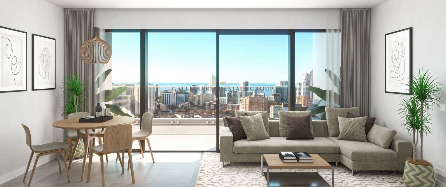 2 sypialnia Apartament na sprzedaż w Benidorm z basenem - 368 550 € (Ref: 9694447)