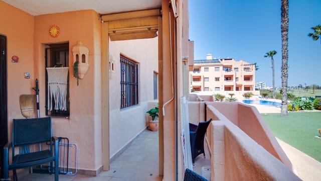 2 chambre Appartement à vendre à Las Lomas de Rame - Bahía Bella, Los Alcázares avec piscine garage - 195 000 € (Ref: 9806818)