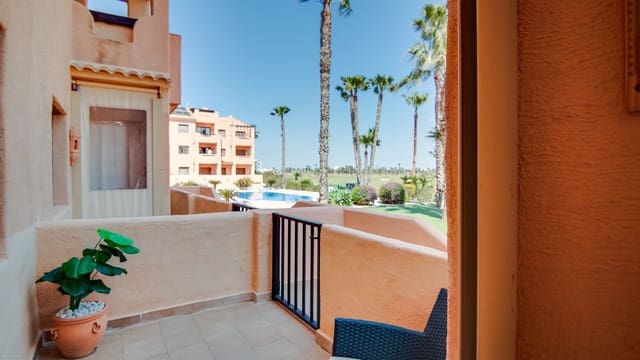 2 chambre Appartement à vendre à Las Lomas de Rame - Bahía Bella, Los Alcázares avec piscine garage - 195 000 € (Ref: 9806818)