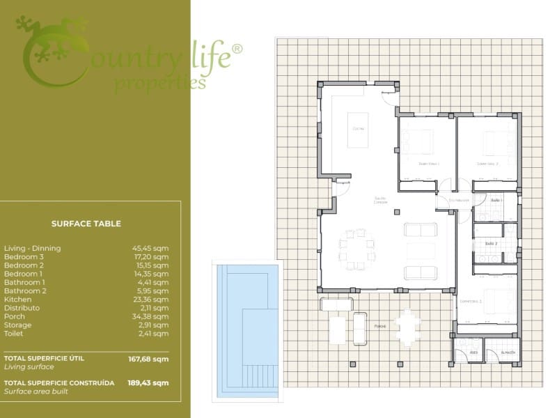 3 soverom Villa til salgs i Alcaucin - € 475 000 (Ref: 8532130)