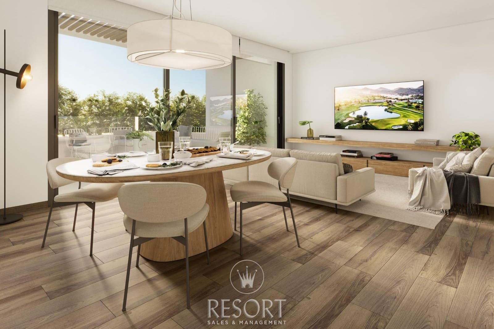 2 bedroom Apartment for sale in La Manga Club with pool garage - € 391,000 (Ref: 7737128)