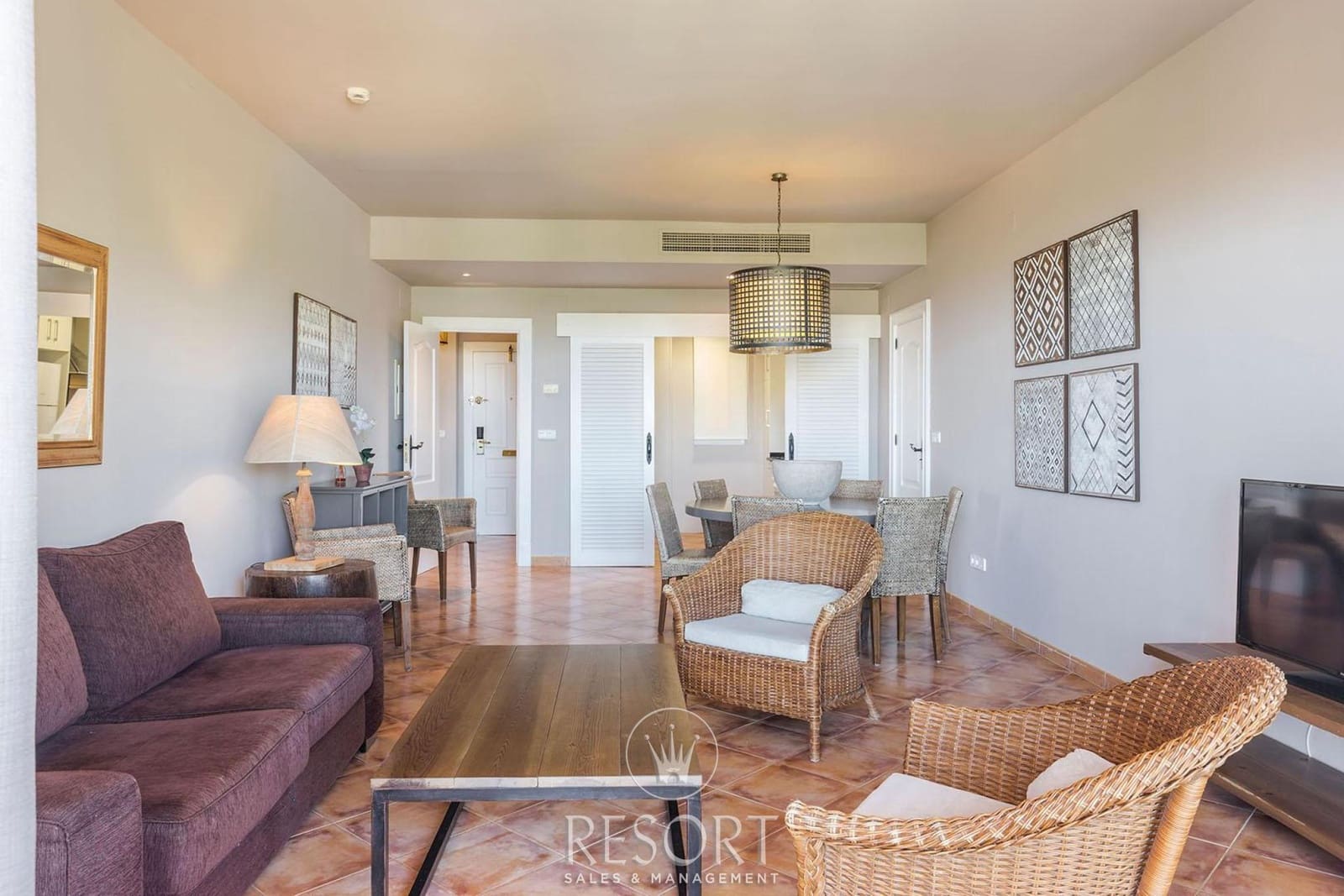 2 soveværelse Lejlighed til salg i La Manga Club med swimmingpool garage - € 159.000 (Ref: 7773674)