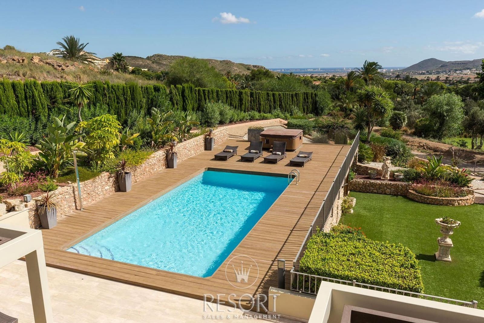 5 camera da letto Villa in vendita in La Manga Club con piscina garage - 2.858.450 € (Rif: 8057210)