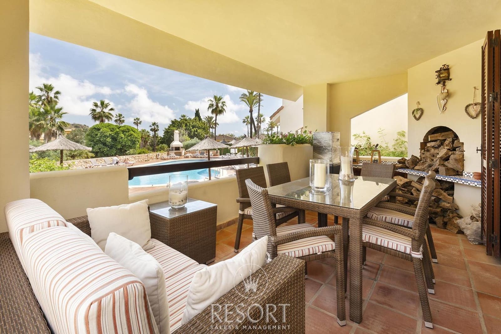 2 soveværelse Lejlighed til salg i La Manga Club med swimmingpool garage - € 281.901 (Ref: 9566507)