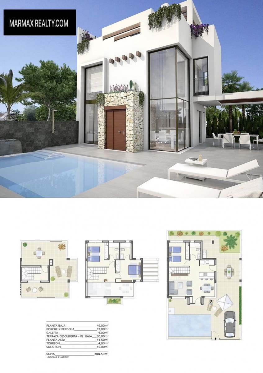 Chalet de 3 habitaciones en Cartagena en venta con piscina garaje - 544.500 € (Ref: 6169544)