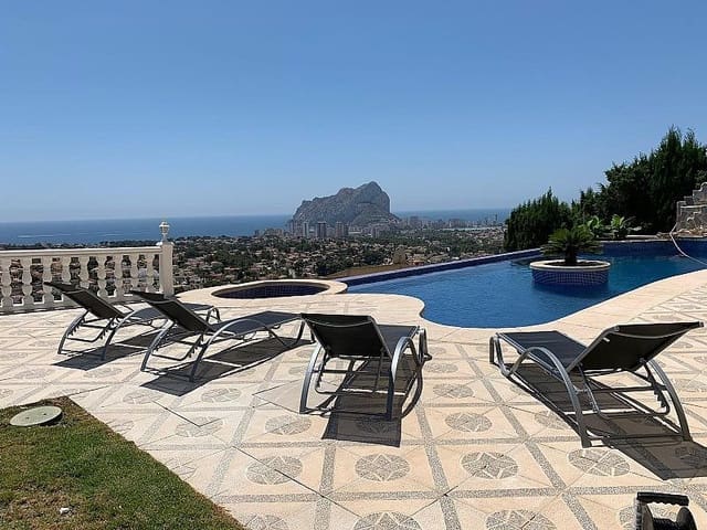 4 makuuhuone Huvila myytävänä paikassa Calpe / Calp mukana uima-altaan - 1 250 000 € (Ref: 6169547)