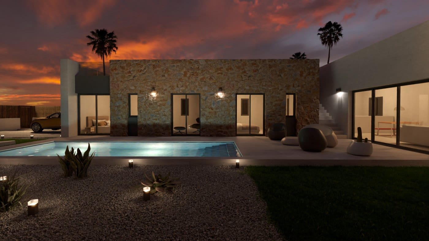 3 soveværelse Villa til salg i Algorfa med swimmingpool - € 619.000 (Ref: 6355489)