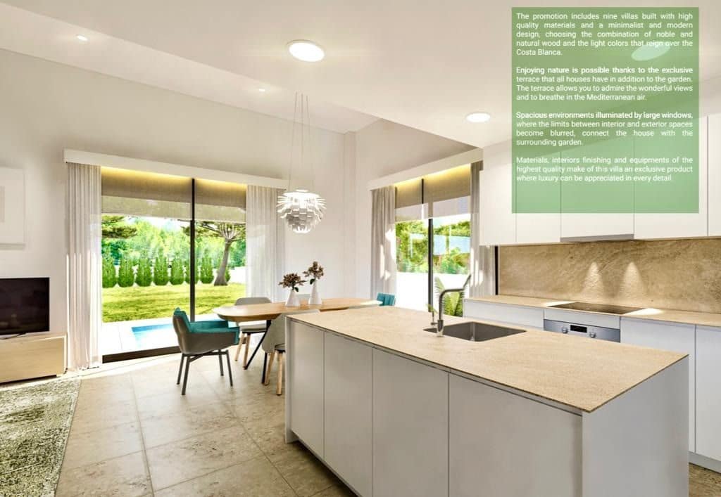 3 bedroom Villa for sale in Finestrat with pool - € 595,000 (Ref: 7376430)