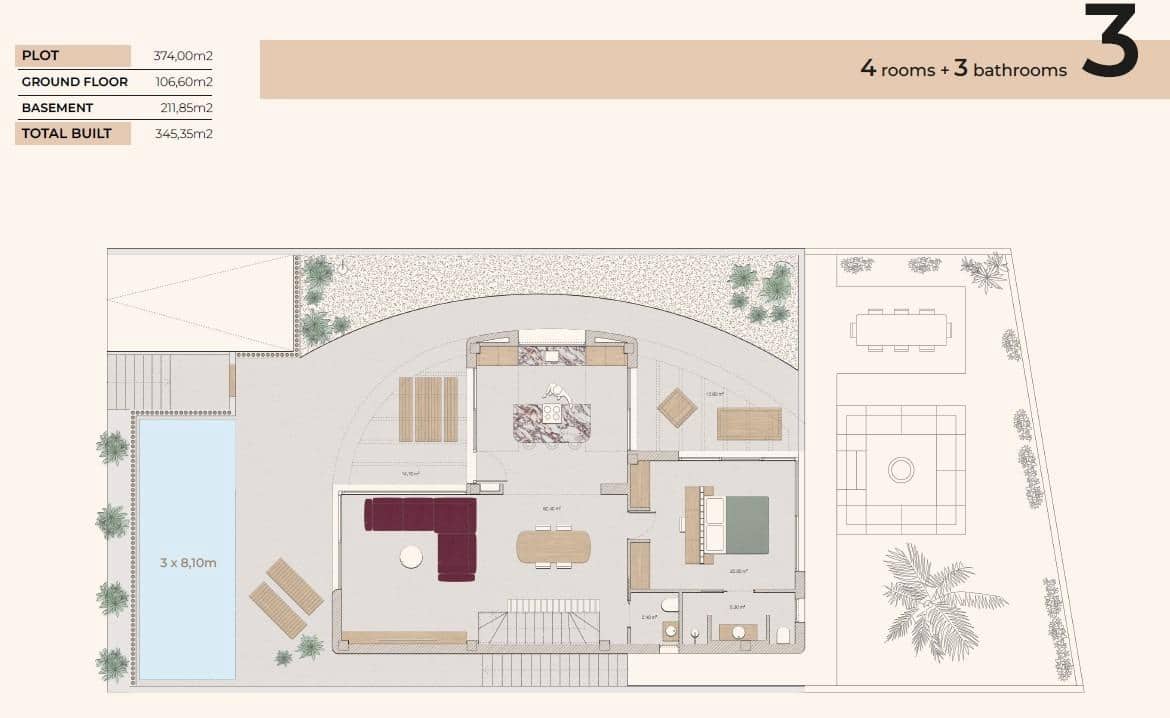 4 Zimmer Villa zu verkaufen in Algorfa mit Pool Garage - 815.000 € (Ref: 9596135)