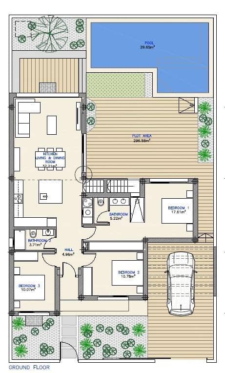 Chalet de 3 habitaciones en Los Alcázares en venta con piscina - 559.900 € (Ref: 9604993)