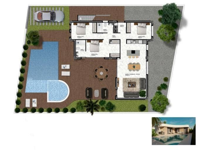 3 chambre Villa/Maison à vendre à Los Montesinos avec piscine - 499 000 € (Ref: 9686437)