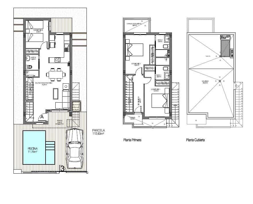 3 sypialnia Willa na sprzedaż w El Limonar z basenem - 424 000 € (Ref: 9711979)