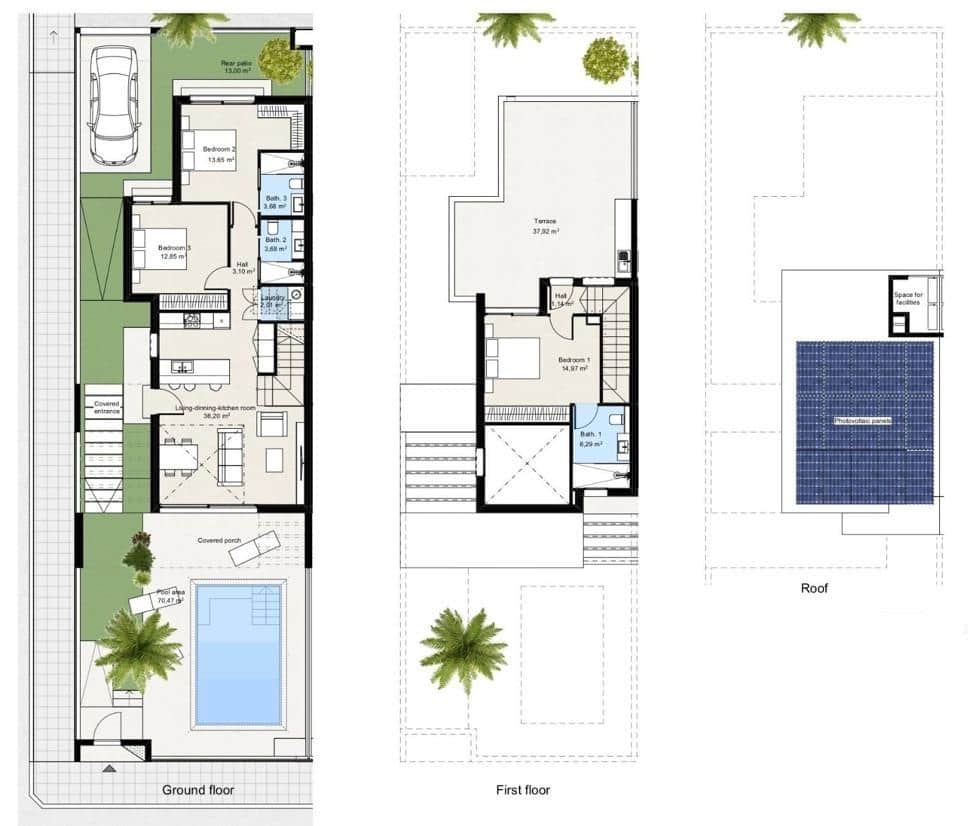 3 bedroom Villa for sale in Los Nietos with pool - € 399,900 (Ref: 9714939)