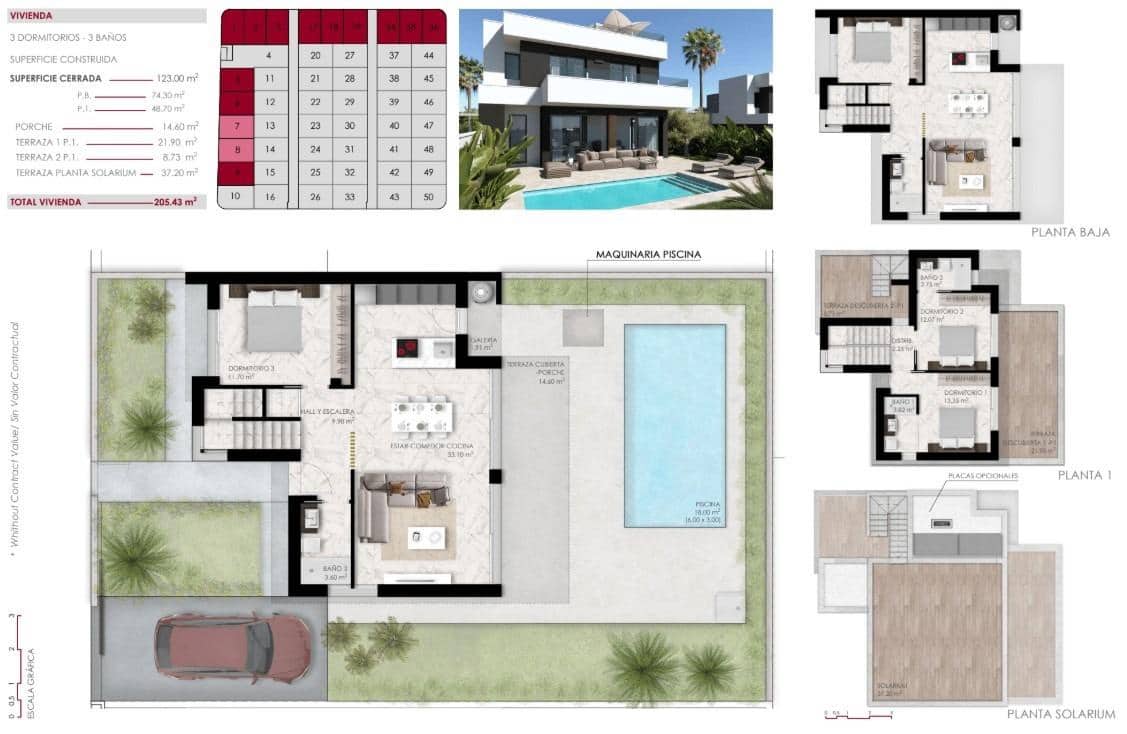 3 chambre Villa/Maison à vendre à Rojales avec piscine - 588 000 € (Ref: 9797121)