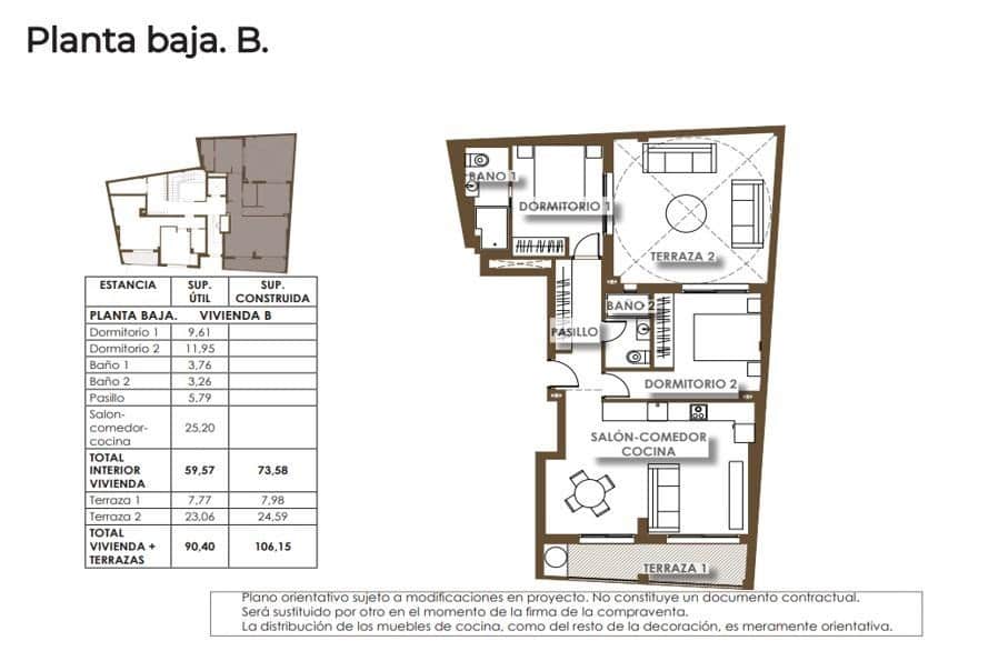 2 chambre Appartement à vendre à Torrevieja avec piscine - 268 000 € (Ref: 9962722)