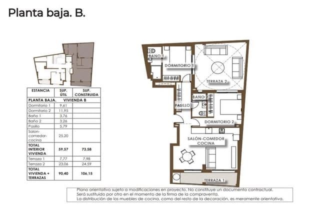 2 sovrum Lägenhet till salu i Torrevieja med pool - 268 000 € (Ref: 9962722)