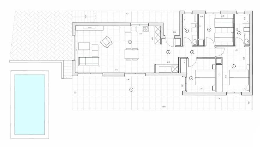 3 soveværelse Villa til salg i Finestrat med swimmingpool - € 690.950 (Ref: 9985004)