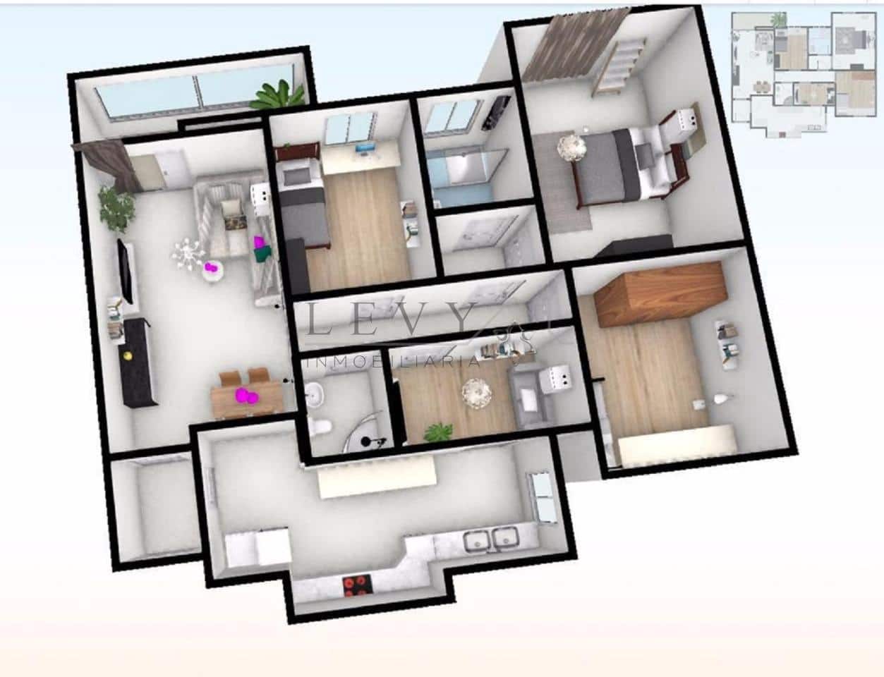 4 Zimmer Wohnung zu verkaufen in Malaga Stadt - 460.000 € (Ref: 9583209)