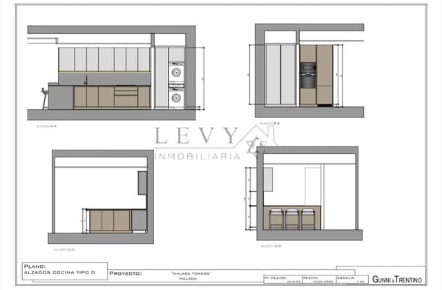 2 soveværelse Lejlighed til salg i Pacifico, Málaga by med garage - € 1.490.000 (Ref: 9583227)