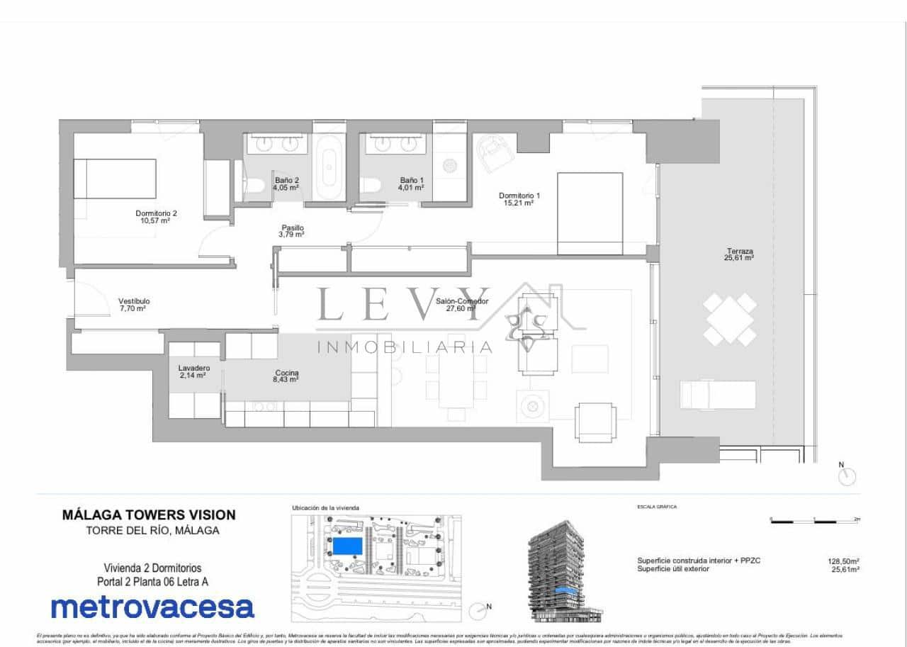 2 soveværelse Lejlighed til salg i Malaga by med garage - € 1.490.000 (Ref: 9583227)