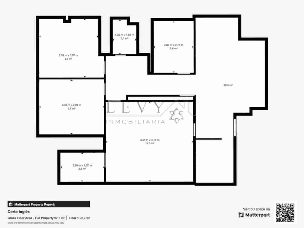 3 bedroom Flat for sale in Malaga city with garage - € 495,000 (Ref: 9583251)