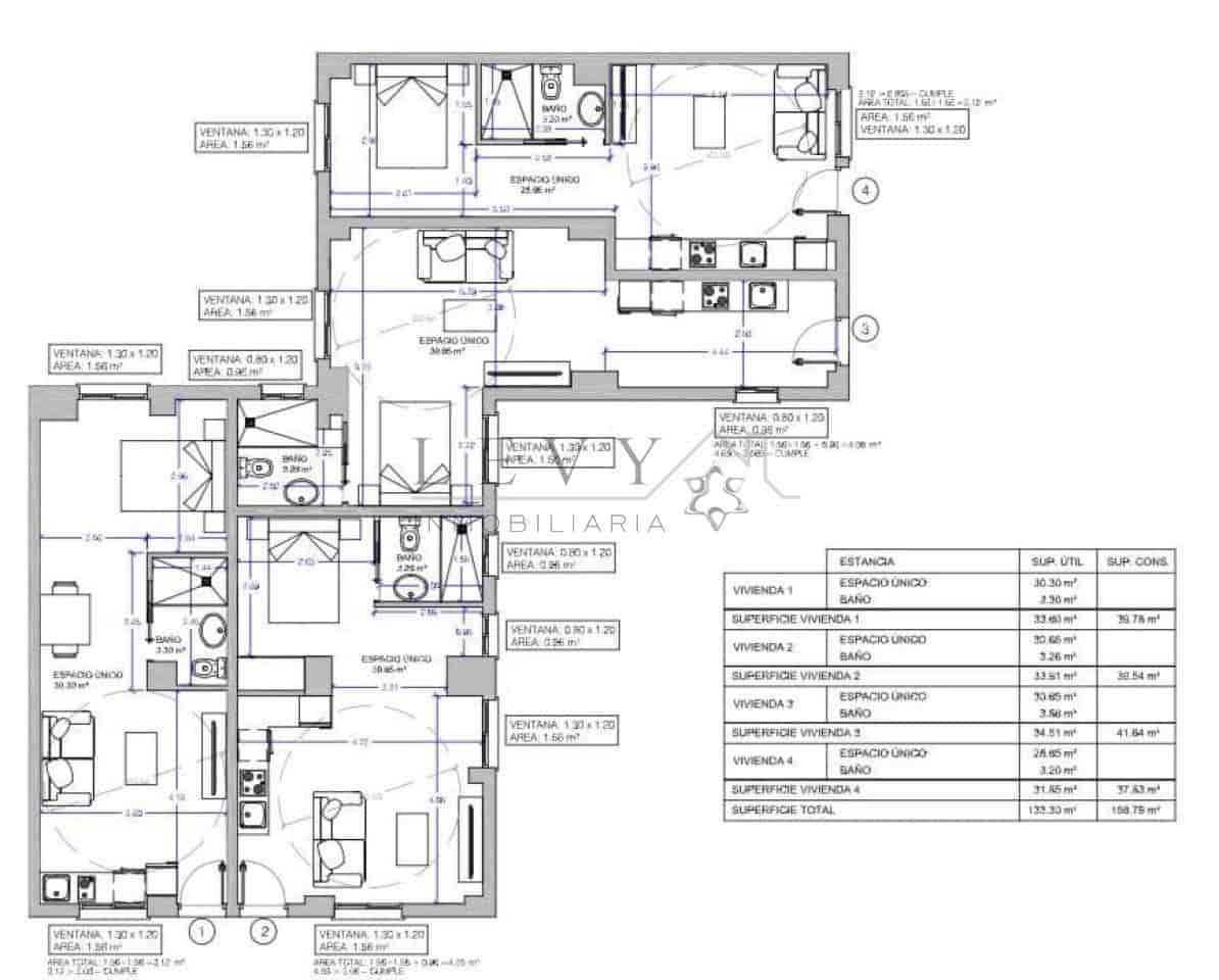 1 sovrum Lägenhet till salu i Malaga stad - 185 000 € (Ref: 9583282)
