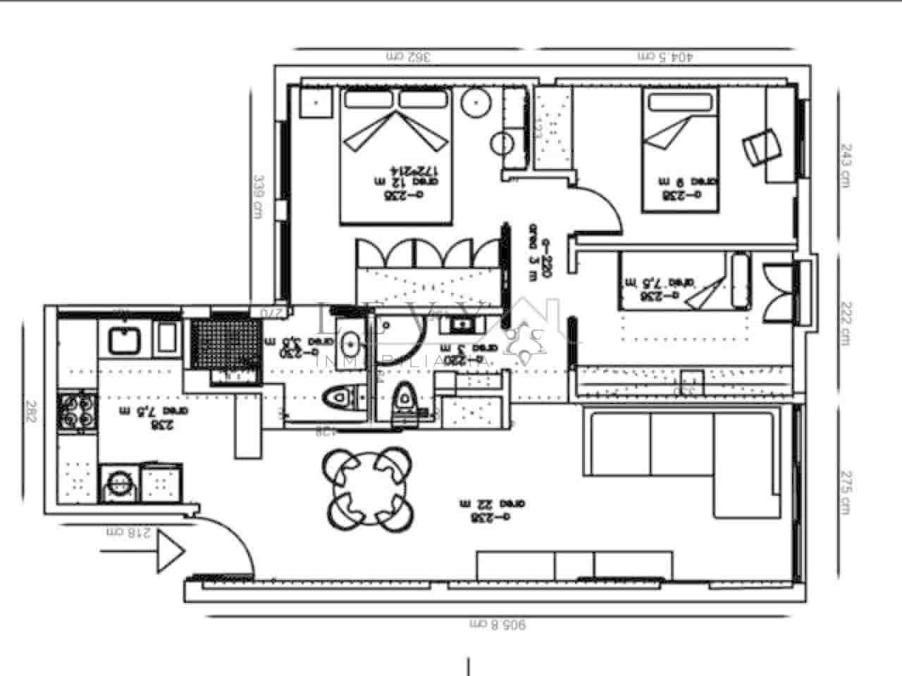 3 sovrum Lägenhet till salu i Malaga stad - 423 000 € (Ref: 9583292)