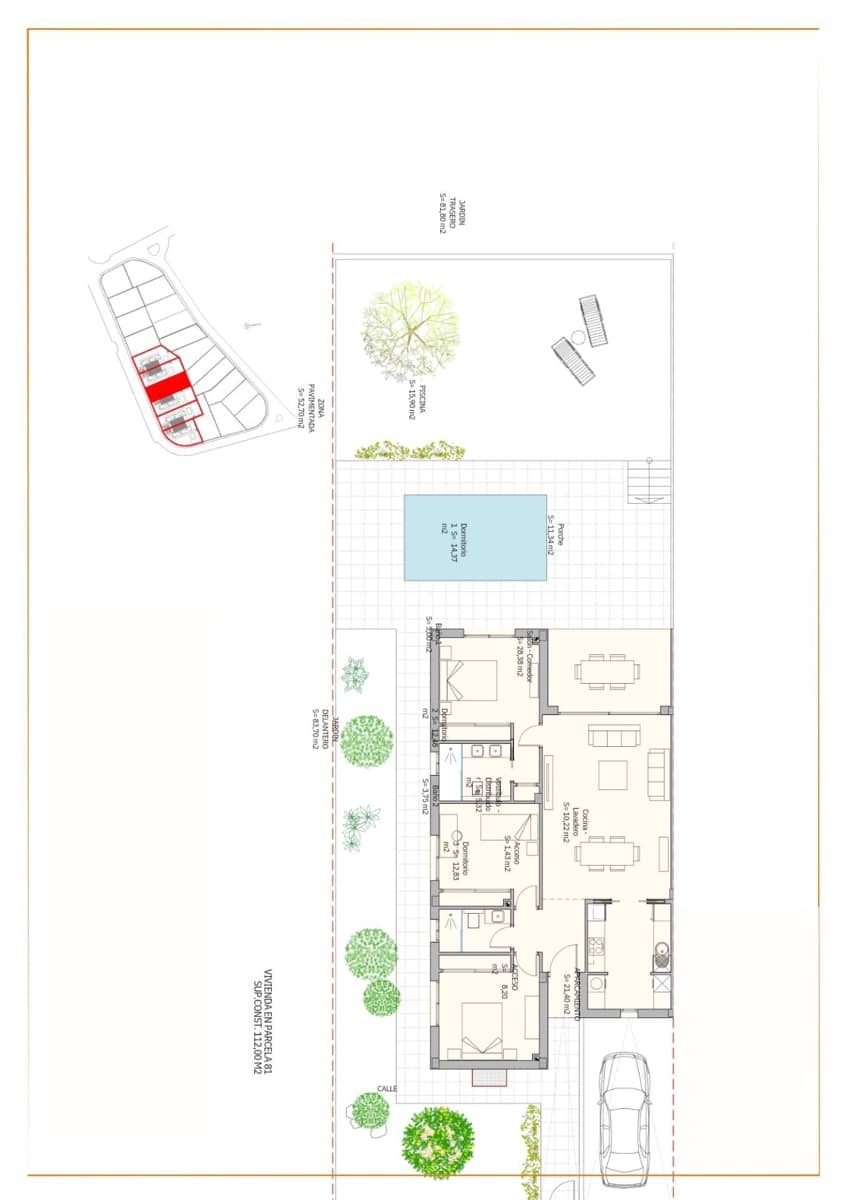 3 makuuhuone Paritalo myytävänä paikassa Coin mukana uima-altaan - 419 000 € (Ref: 7474281)