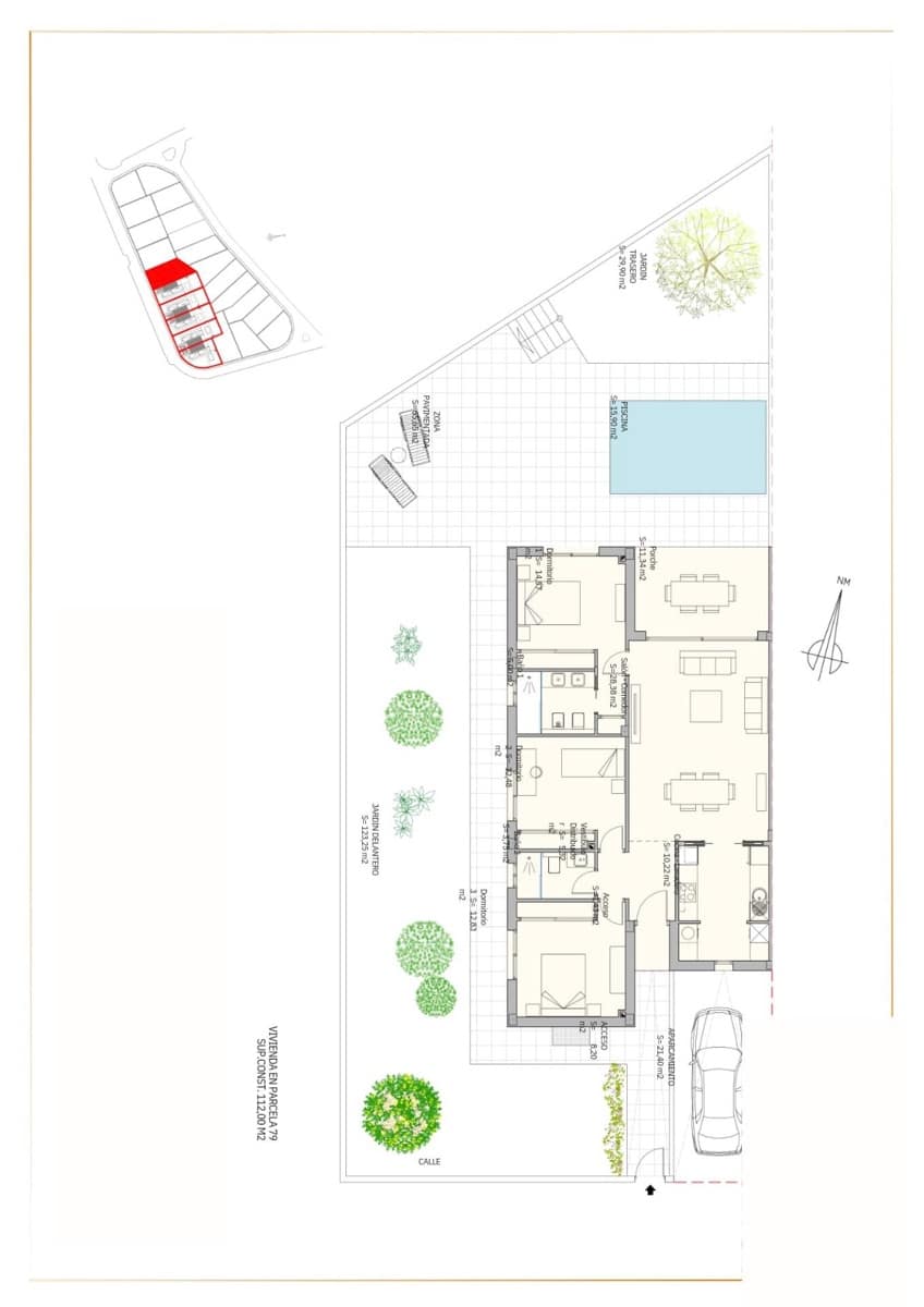3 makuuhuone Paritalo myytävänä paikassa Coin mukana uima-altaan - 419 000 € (Ref: 7474281)