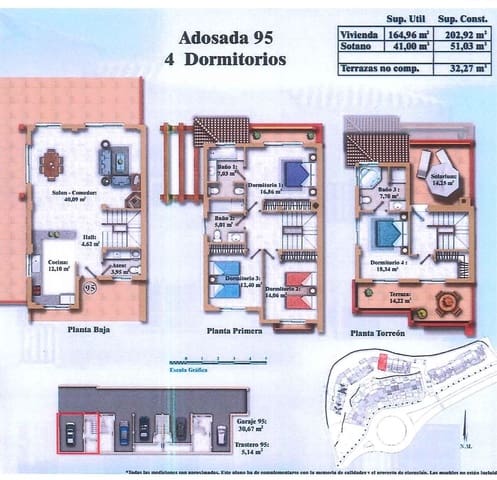 4 makuuhuone Rivitalo myytävänä paikassa Alhaurín de la Torre mukana uima-altaan - 599 990 € (Ref: 8778668)